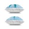 Stupell Industries Whimsical Flower Shapes 2pc Decorative Printed Pillow Set design by Liz Jardine, 18 x 7 x 18